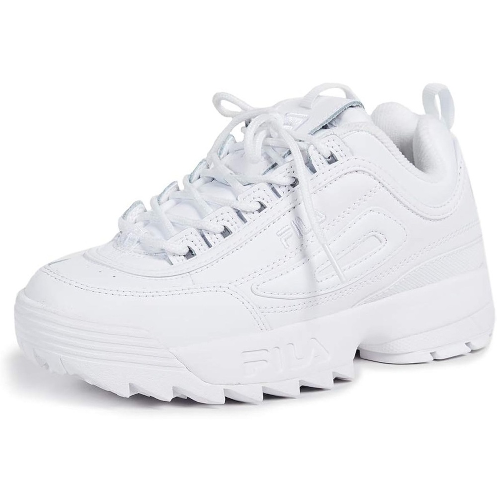 FILA Women's Disruptor 2 Wedge Sneaker (White)